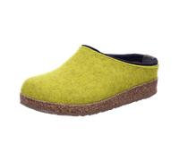 HAFLINGER Grizzly Kris Filzpantoffel Hausschuh Filzclog unisex Gelb (Limone 128), Gr.37