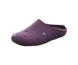 Haflinger Hausschuhe für Damen, lila, Größe 36 EU