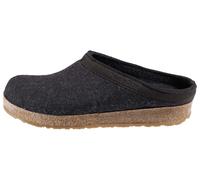 Haflinger Hüttenschuhe Grizzly Torben – schwarz (Graphite) – Gr. 43