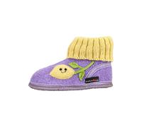 Haflinger Hausschuhe Wolle Violett - 31