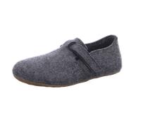 Haflinger - Haussschuh (geschlossen) flach bis 25mm anthrazit - Gr. - 46