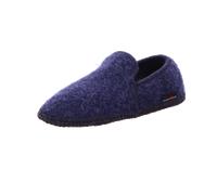 Haflinger - Haussschuh (geschlossen) flach bis 25mm blau - Gr. - 41