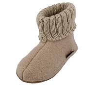 HAFLINGER Hüttenschuh Karl Filzpantoffel mit Kragen Hausschuh