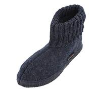 HAFLINGER Hüttenschuh Karl Filzpantoffel mit Kragen Hausschuh kapitän, Gr. 31