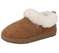 Haflinger Iceland Damen Hausschuhe Lammfellschuhe Hüttenschuhe beige Velours