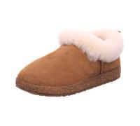 HAFLINGER Iceland Damen Hausschuhe beige Rauleder Lammfell 38 Beige Damen