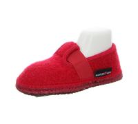 Haflinger Joschi Flache Hausschuhe Unisex-Erwachsene, Rot (Rubin 11), 28 EU