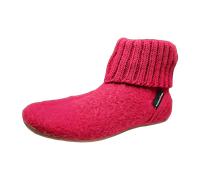 HAFLINGER Everest Karlo Filzpantoffeln im schlichten Design Pink (Fuchsia 34), Gr. 42