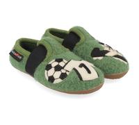 Haflinger - Kid's Everest Team - Hüttenschuhe, Gr. 23, grün (Farn)