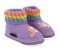 Haflinger - Kid's Fairy Tale - Hüttenschuhe, Gr. 24, lila (Orchid)