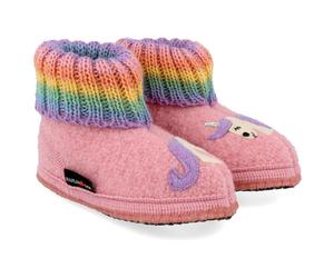 Haflinger - Kid's Fairy Tale - Hüttenschuhe, Gr. 25, rosa (Powder)