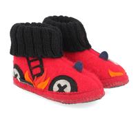 Haflinger - Kid's Hüttenschuh Feuerwehr - Hüttenschuhe, Gr. 35, rot (BrickRed)