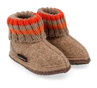 Haflinger - Kids Paul - Hüttenschuhe, Gr. 35, braun (BeigeMelange)
