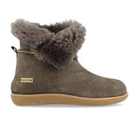 HAFLINGER Lammfell Leder Hausschuhe Lemmi Unisex Stiefel Grau (Anthrazit 04), Gr 40