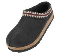 HAFLINGER Lammfellclog Lakota Filzpantoffel Hausschuh unisex schwarz (03 Schwarz), Gr 42