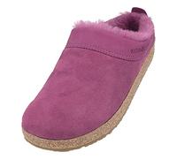 HAFLINGER Lammfellclog Snowbird Filzpantoffel Hausschuh Burgund, Gr 42