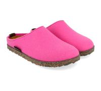 HAFLINGER Damen Pantoffel Herren Filz Hausschuh Manhattan Clog 391001, Größe:38 EU, Farbe:Rosa
