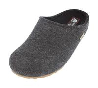 Haflinger Michel, Pantoffeln, Unisex-Erwachsene, Filz aus Wolle-40 EU-Grau Graphit 77