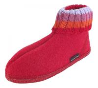 Haflinger - Paul - Damen Hüttenschuhe - Ziegelrot, Gr. 41