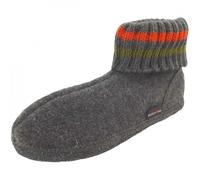 Haflinger - Paul - Unisex Hüttenschuhe - Anthrazit, Gr. 41
