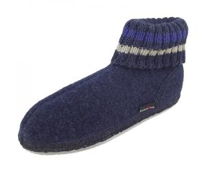 Haflinger - Paul - Unisex Hüttenschuhe - Jeans, Gr. 40