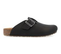 Haflinger - Porto - Unisex Lederclog mit Korkfußbett - Schwarz, Gr. 42