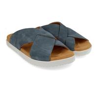 HAFLINGER Sienna Summer Slide Pantolette Sandale Damen Blau (Jeans 1773), Gr. 41