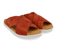 HAFLINGER Sienna Summer Slide Pantolette Sandale Damen Orange (Rost 1774), Gr. 42