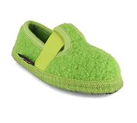 Haflinger Slipper Joschi Hausschuh, canarygreen, 33 EU