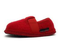 HAFLINGER Slipper Joschi Filzpantoffel Kinder Hausschuh Gummiband Rubin, Gr. 32