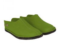 Haflinger - Smily - Hüttenschuhe, Gr. 40, oliv (GrasGreen)