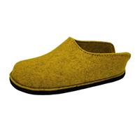 Haflinger Hausschuh Flair Smily Schurwolle Limone Größe 41
