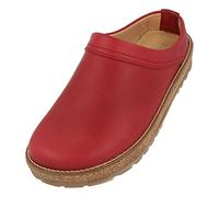 HAFLINGER Travel-Classic Eleganter Clog aus Leder mit Eva-Sohle Rot (771), Gr. 44
