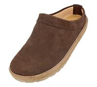 HAFLINGER Travel-Classic Eleganter Clog aus Leder mit Gummisohle Braun (Marone 916), Gr. 44