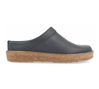 Haflinger - Travel-Classic - Unisex Komfort Leder-Pantoffel - Dunkelblau (Bali), Gr. 37