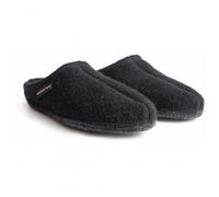 Haflinger - Walktoffel Alaska - Hüttenschuhe, Gr. 37, schwarz/grau (Black)