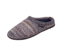 Haflinger Walktoffel Tricote 612085-72 jeans Wolle für Herren, blau, Größe 38 EU