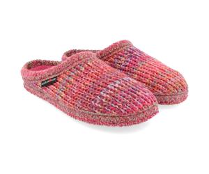 Haflinger - Walktoffel Tricoté - Hausschuhe, Gr. 37, rosa (Azalee)