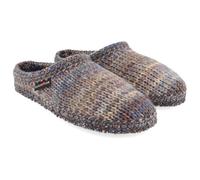 Haflinger - Walktoffel Tricoté - Hausschuhe, Gr. 39, grau (Jeans)