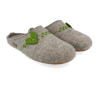 Haflinger - Women's Everest Coeur - Hüttenschuhe, Gr. 38, grau (Basalt)