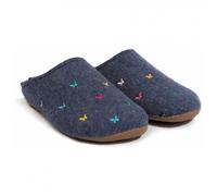 Haflinger Damen Everest Farfalline Pantoffeln, Blau (Jeans 72), 40 EU