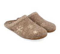 Haflinger - Women's Everest Snowflake - Hausschuhe, Gr. 36, beige/braun (Torf)