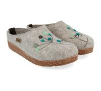 Haflinger Grizzly Amaya Damenschuhe Hausschuhe Grau Freizeit EU 36