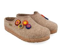 Haflinger - Women's Kanon - Hüttenschuhe, Gr. 37, beige (Peat)