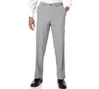 Haggar Cool 18 Herren Hose mit verstecktem Ausziehbarer Taille - Beige - 34W / 32L