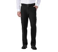 Haggar HC00225 Men's Stretch Comfort Cargo Pant, Black - 36 29