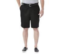 Haggar Herren Cool 18 Classic Fit dehnbare Taille kurze lässige Shorts schwarz 40