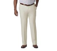 Haggar Herren Cool 18 Pro Classic Fit Flat Front Casual Stretch Performance Golf Pant Lässige Hose, Schnur, 36W / 32L