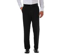Haggar Herren Cool 18 Pro, Klassische Passform, Flache Vorderseite, Leger, Stretch, Performance-Golfhose Freizeithosen, schwarz, 38W / 30L