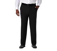 Haggar Herren Cool 18 Pro, Klassische Passform, Flache Vorderseite, Leger, Stretch, Performance-Golfhose Freizeithosen, schwarz, 34W / 29L